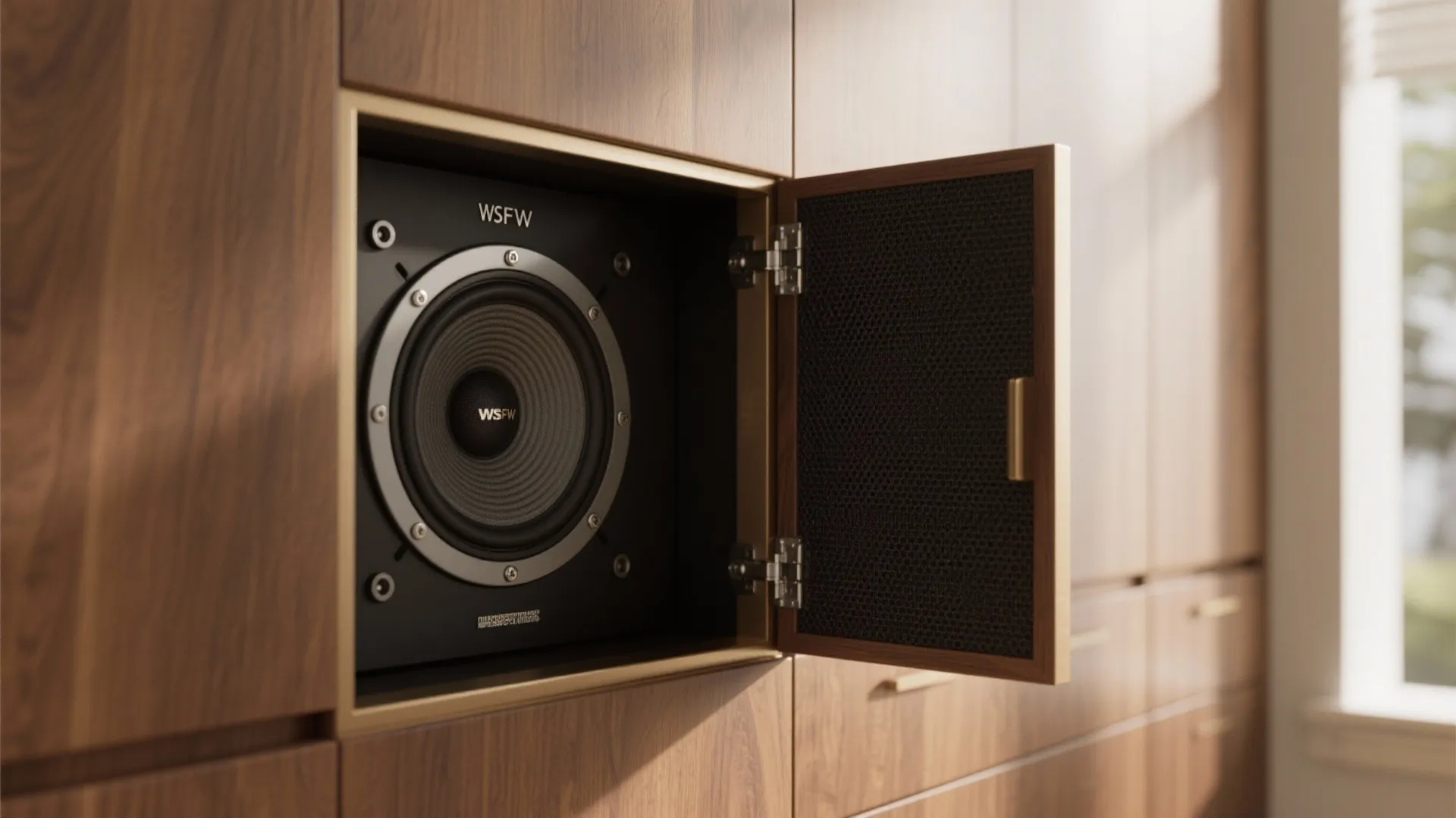 2. Magnetic grille panels that double as doors