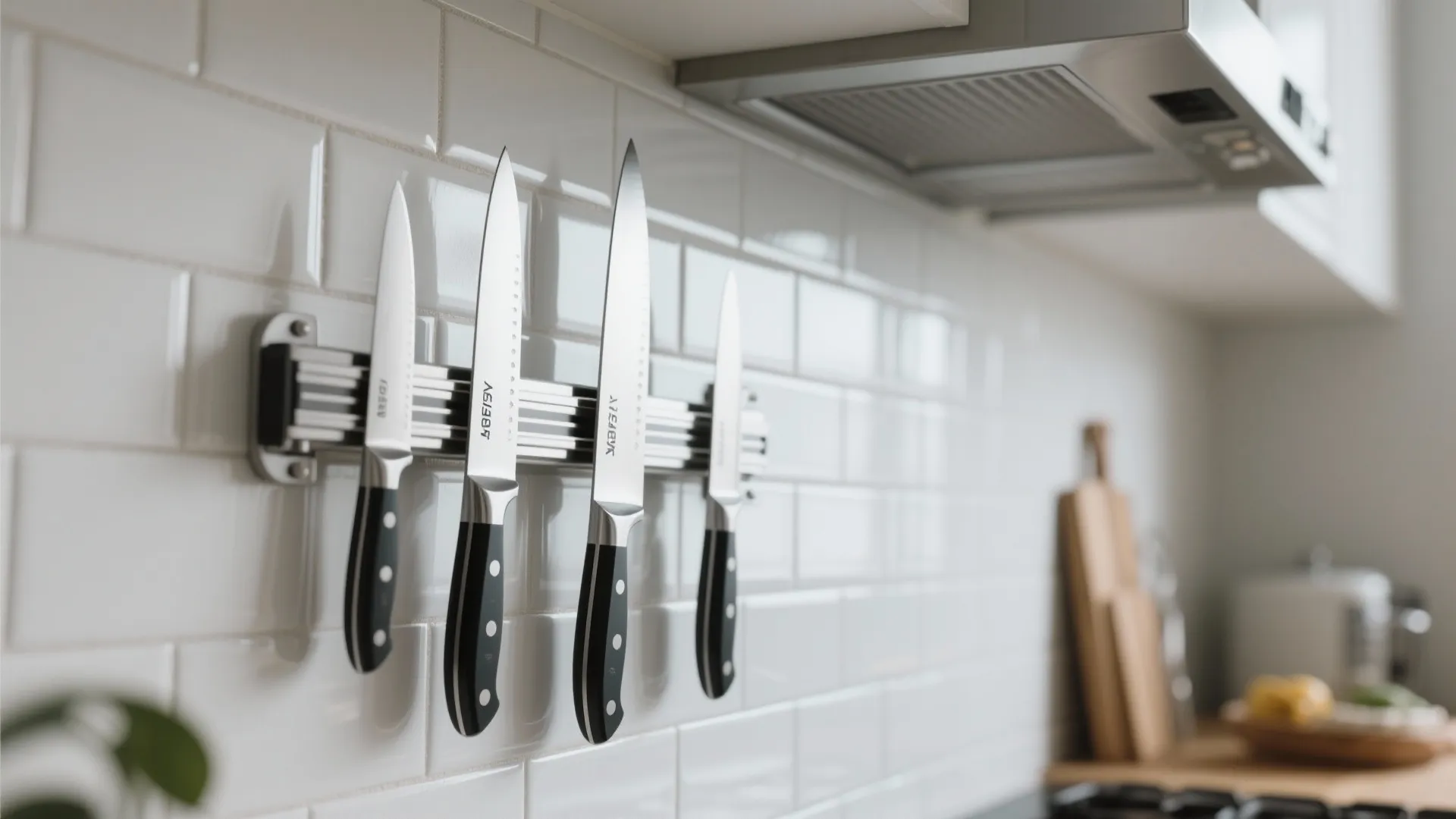 2. Magnetic Knife Strips