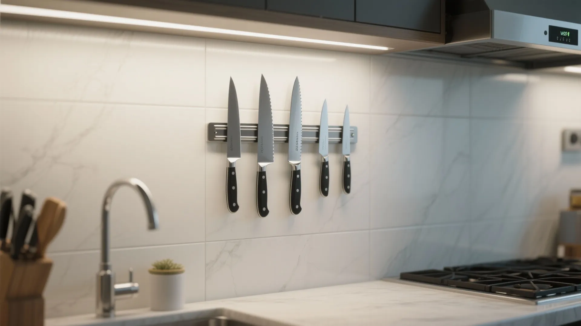 6. Magnetic Knife Strips