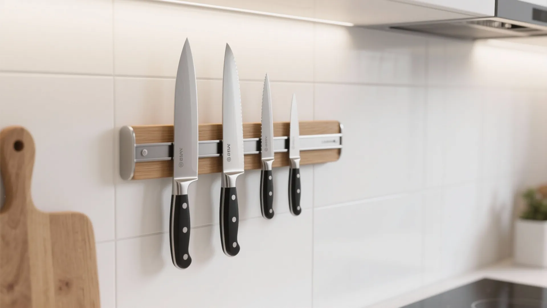 2. Magnetic Knife Strips