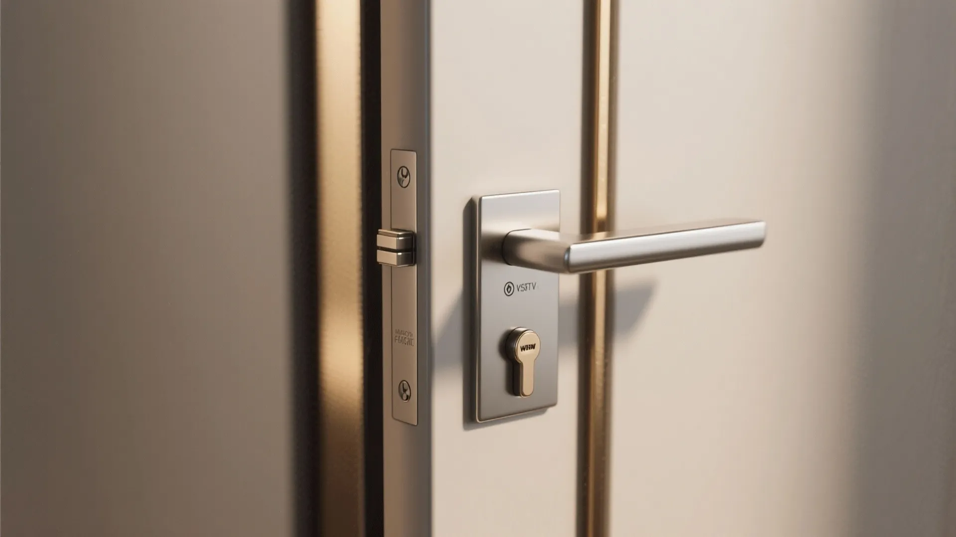 1. Magnetic latch with privacy turn