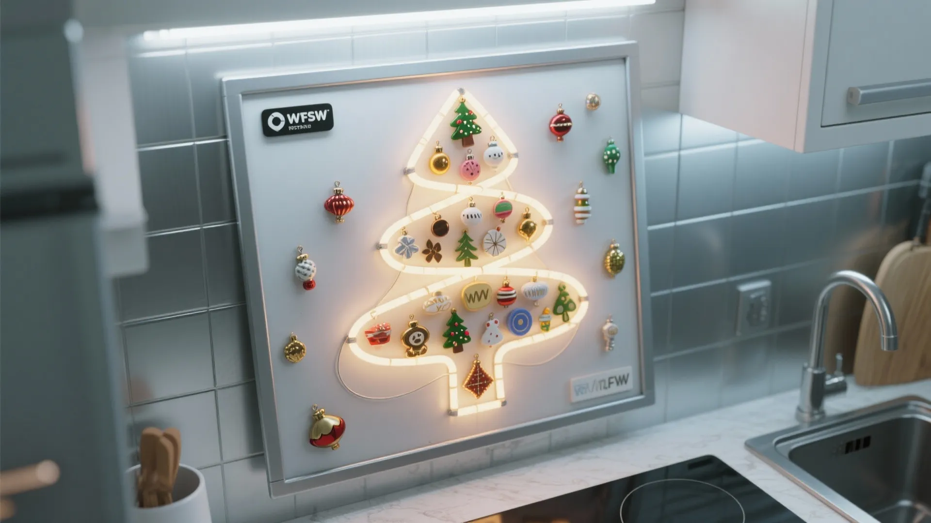5. Magnetic board mini-tree