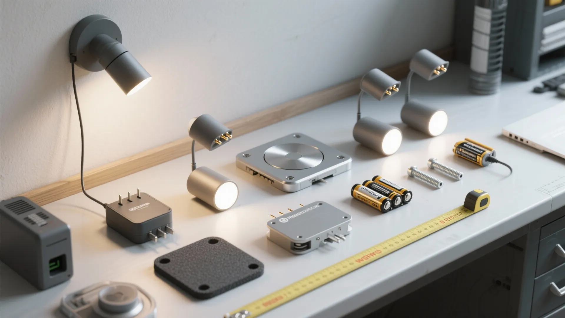 5. Magnetic modular sconces for evolving layouts
