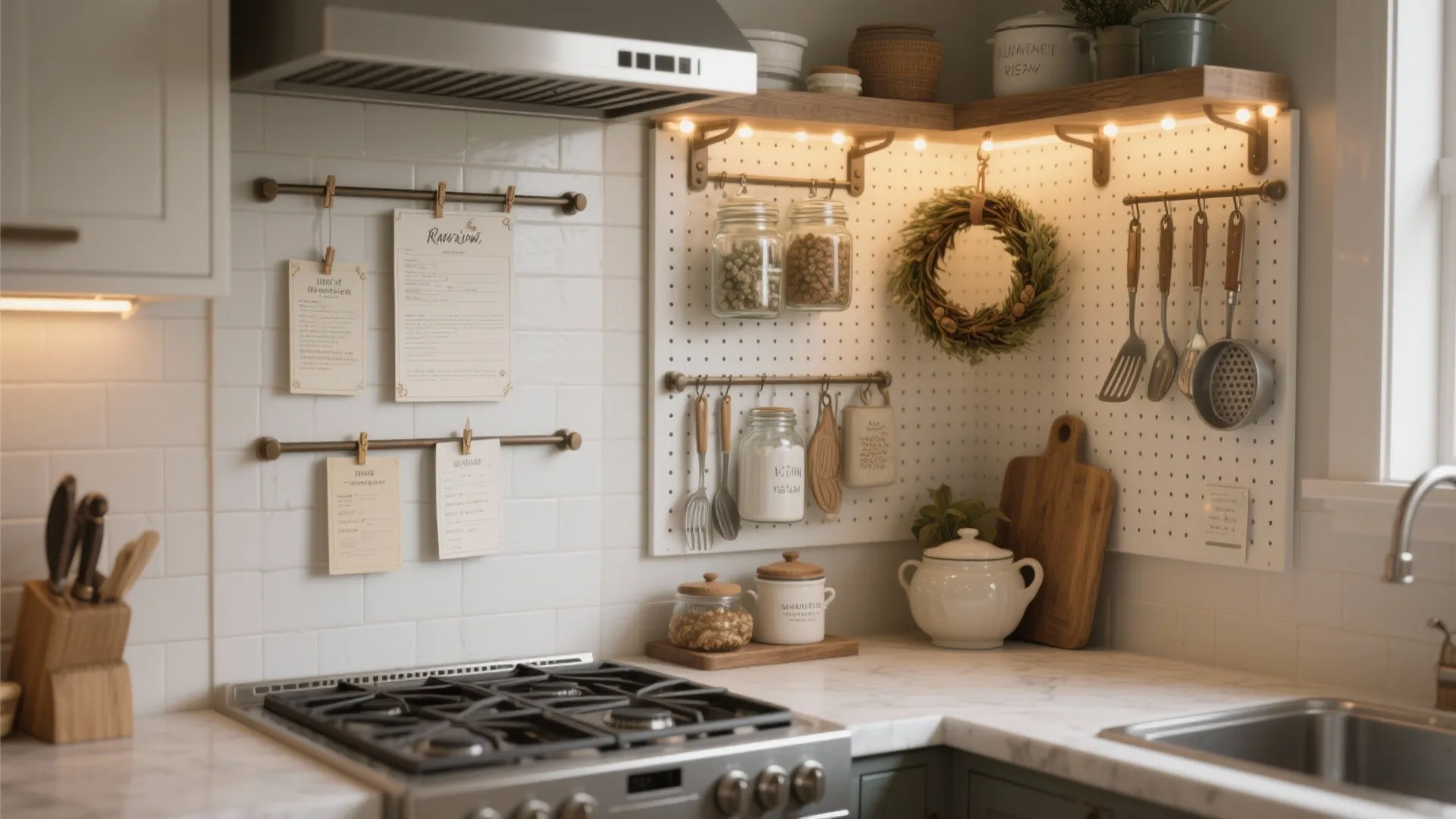 2. Use vertical magnetic and peg solutions