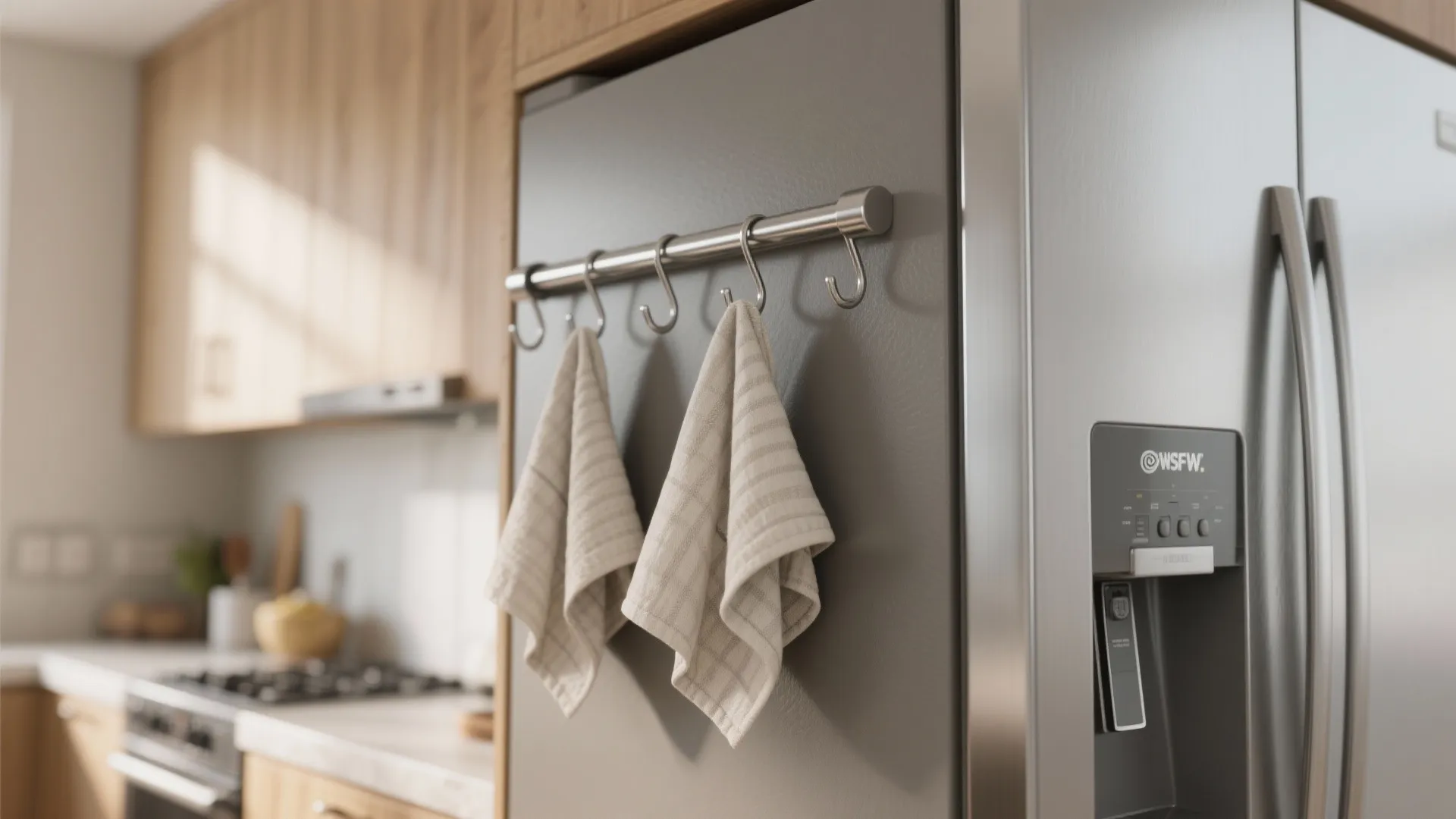 1. Magnetic Rail with Folding Hooks