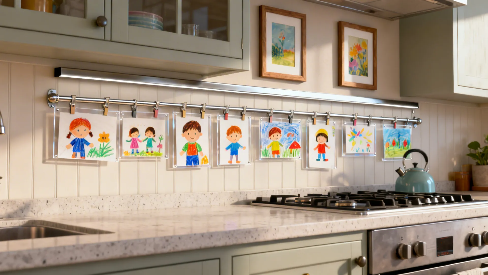 Magnetic frames and rail systems for flexible displays