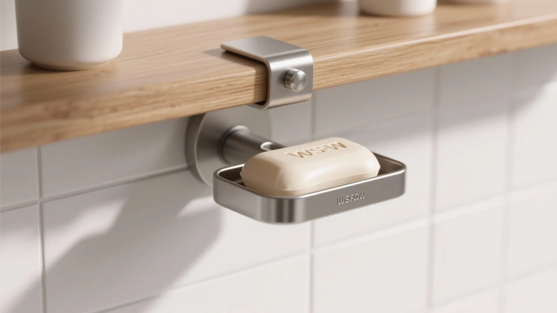 Magnetic Soap Holder (The “Floating” Bar)