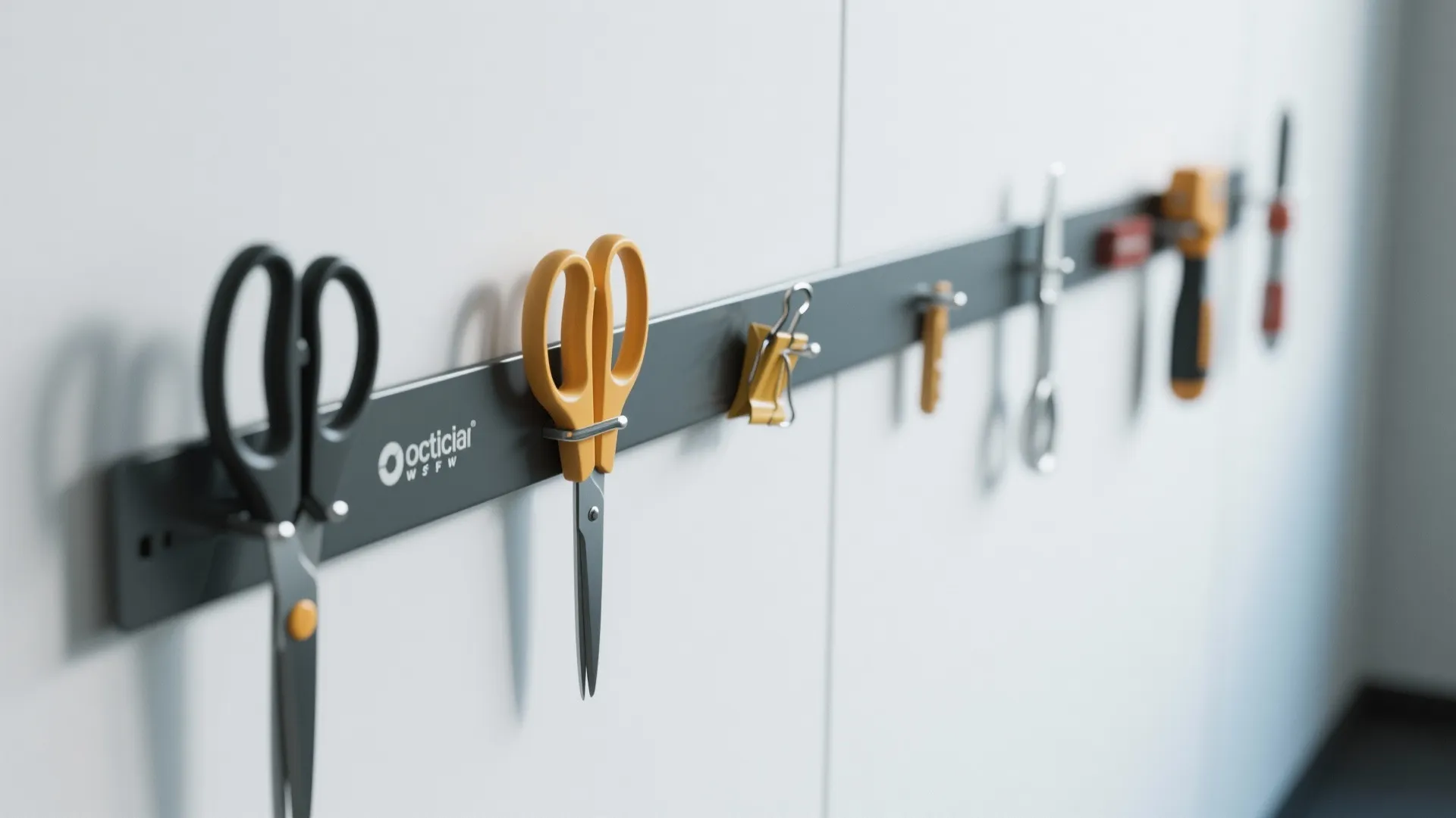 6. Magnetic strips for supplies