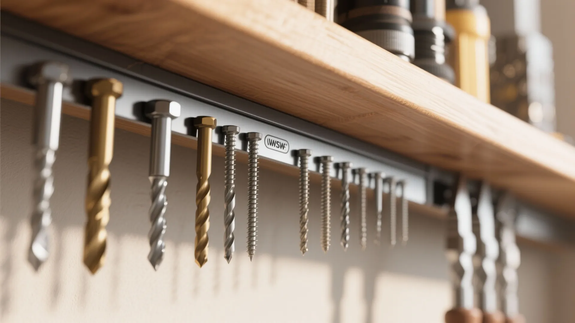 Magnetic Strip Under Shelf