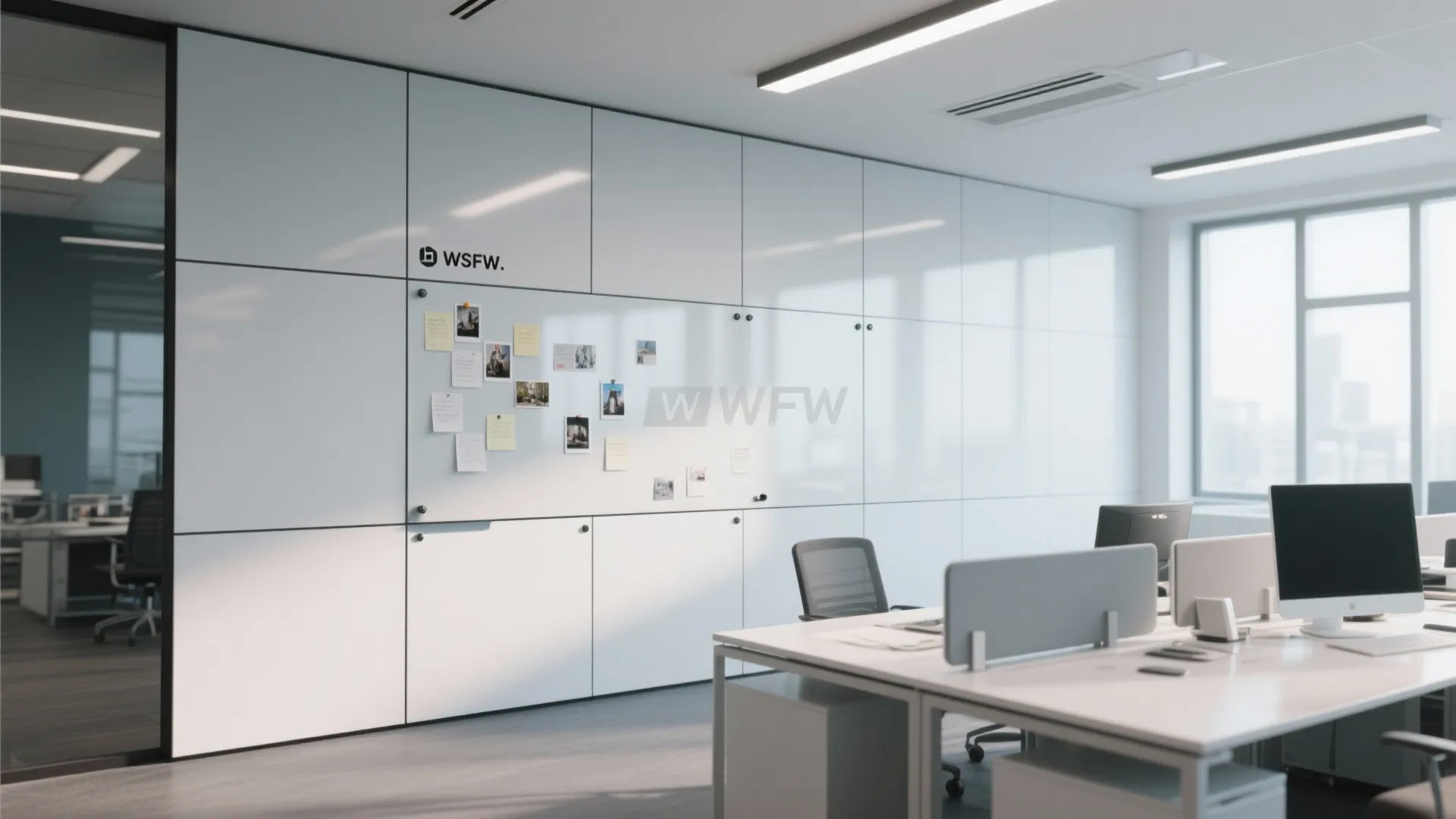 4. Magnetic Whiteboard Panels