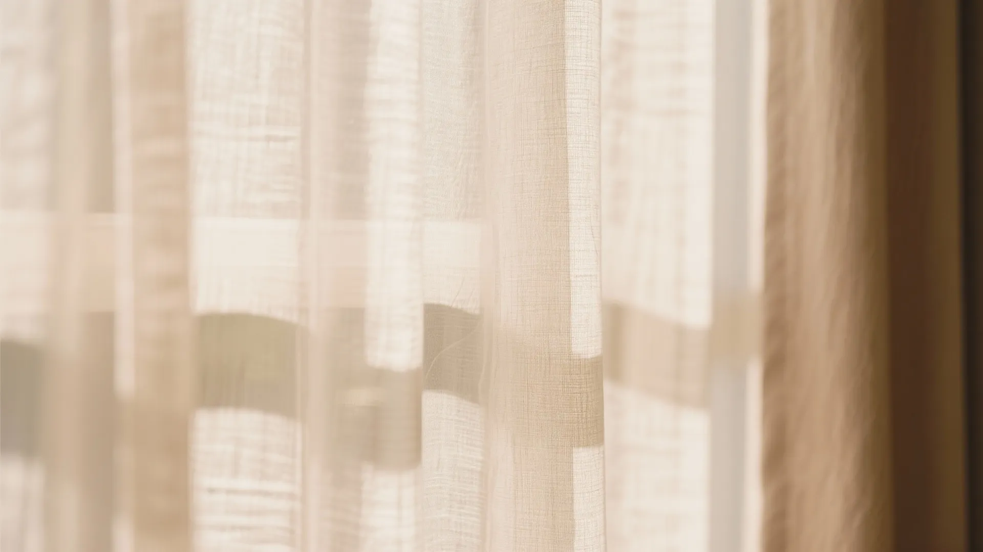 Magnolia linen curtains filtering soft light