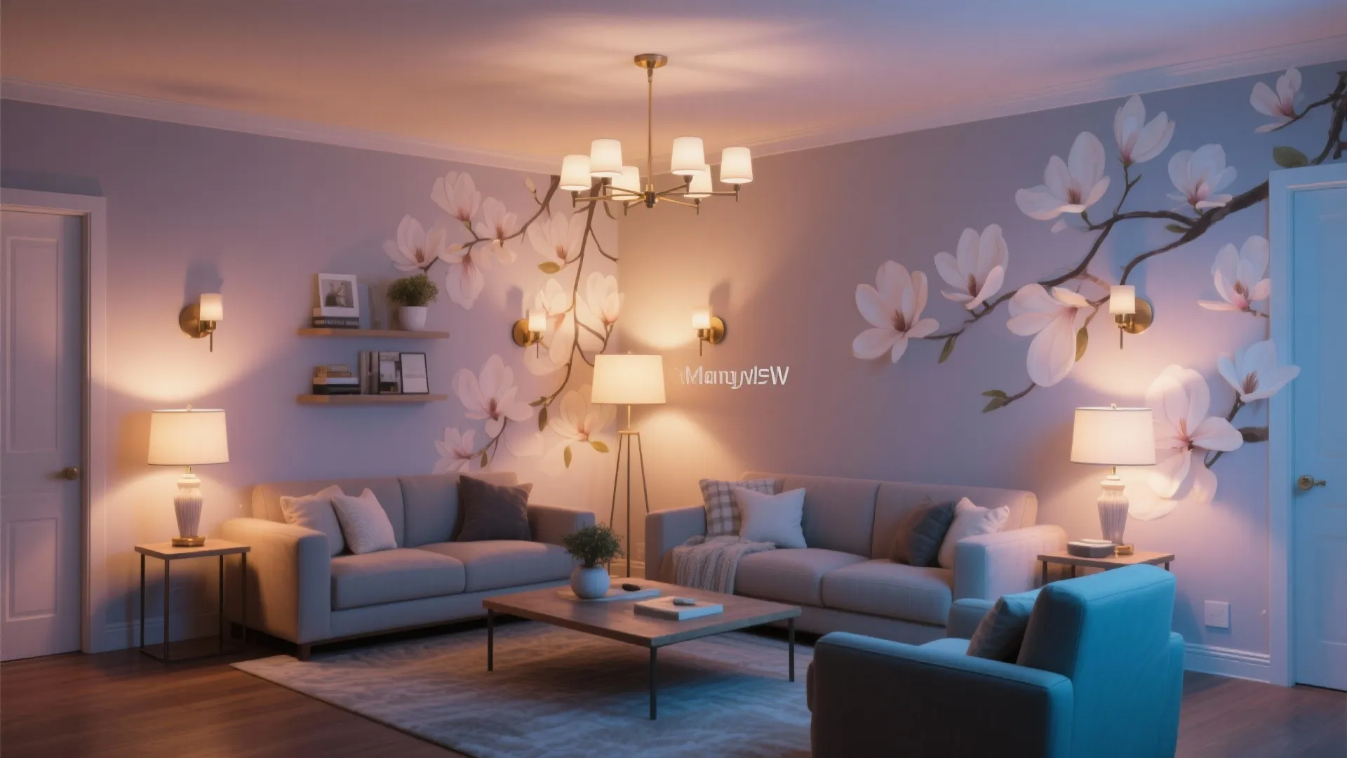 10. Magnolia and Layered Lighting