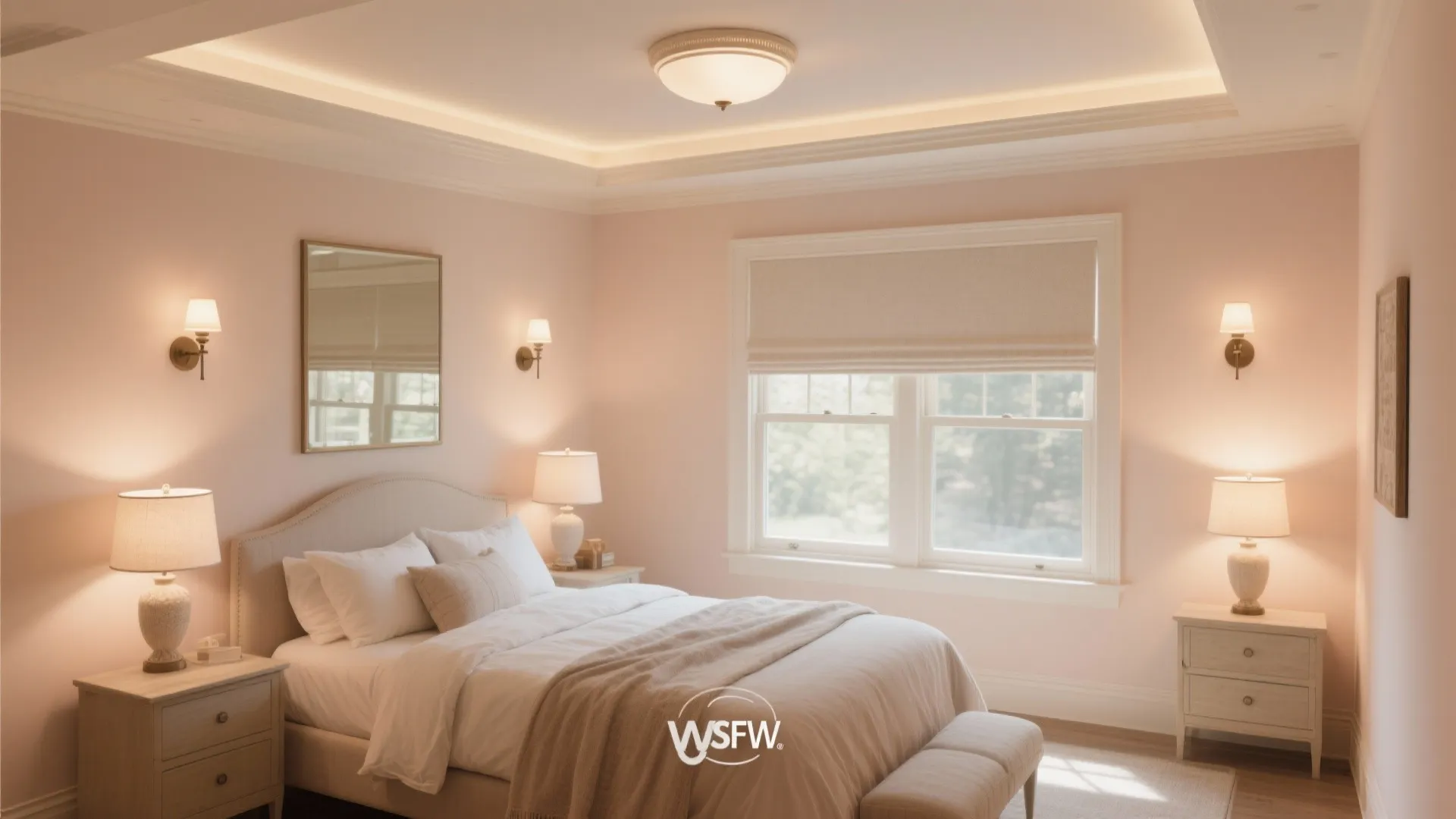 4. Amplify light with layered lighting and mirrors