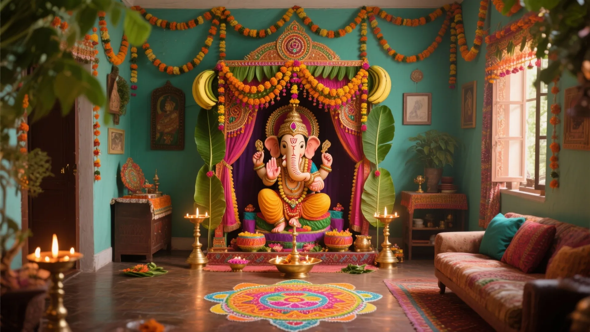 Traditional Maharashtrian Pandal