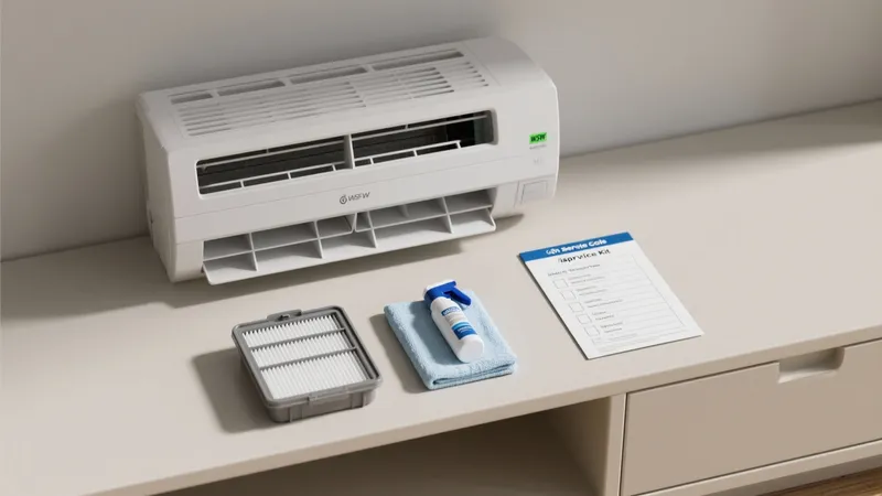 Clean Air Conditioner Maintenance Setup