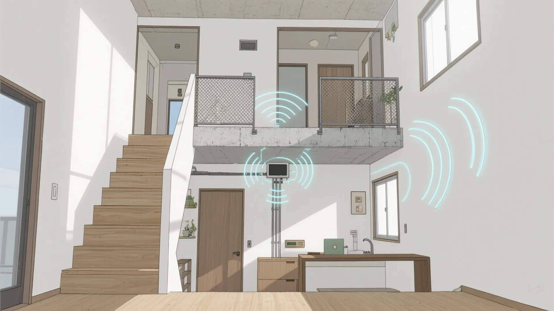 Tips 2: 2階建て・メゾネットは“縦方向”を意識してメッシュ化（日本都市の鉄骨・RCにも対応）