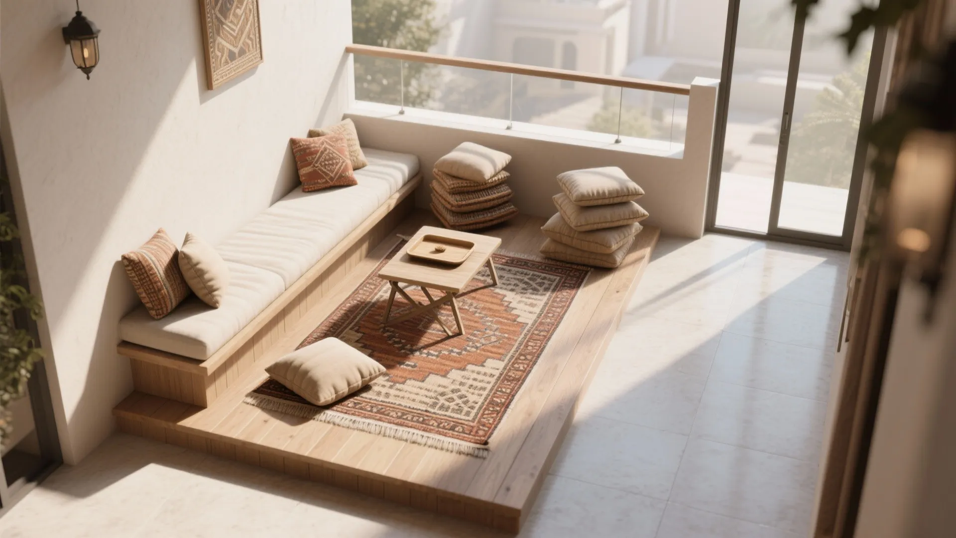 Cozy Majlis Seating and Tactile Textiles