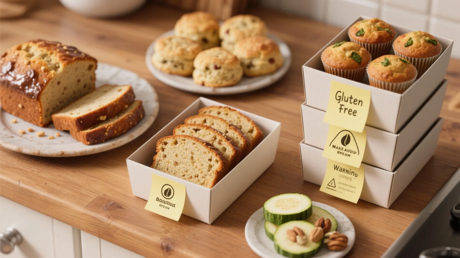 4. Make-Ahead Baked Goods with Smart Labels