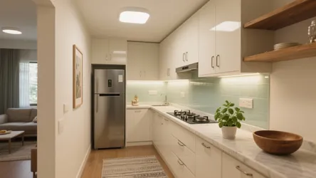 1 BHK Flat Malad West: 5 Smart Kitchen Design Ideas