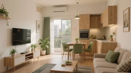 1 BHK Flat Malad West: 5 Smart Design Ideas