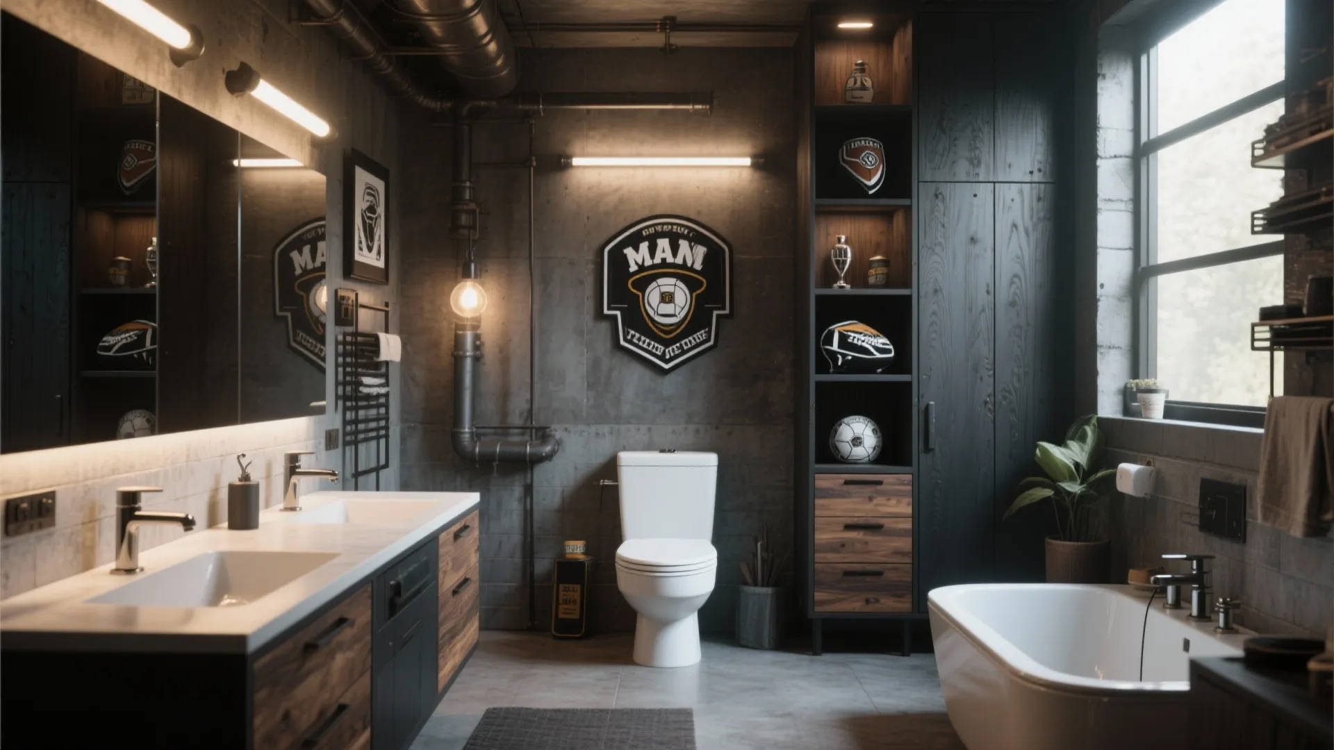 5 Man Cave Bathroom Decorating Ideas: Create the ultimate retreat with these stylish man cave bathroom tips
