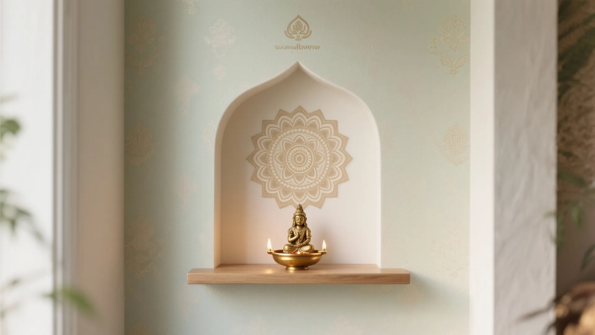 Mandala and Sacred Geometry in Calm Neutrals