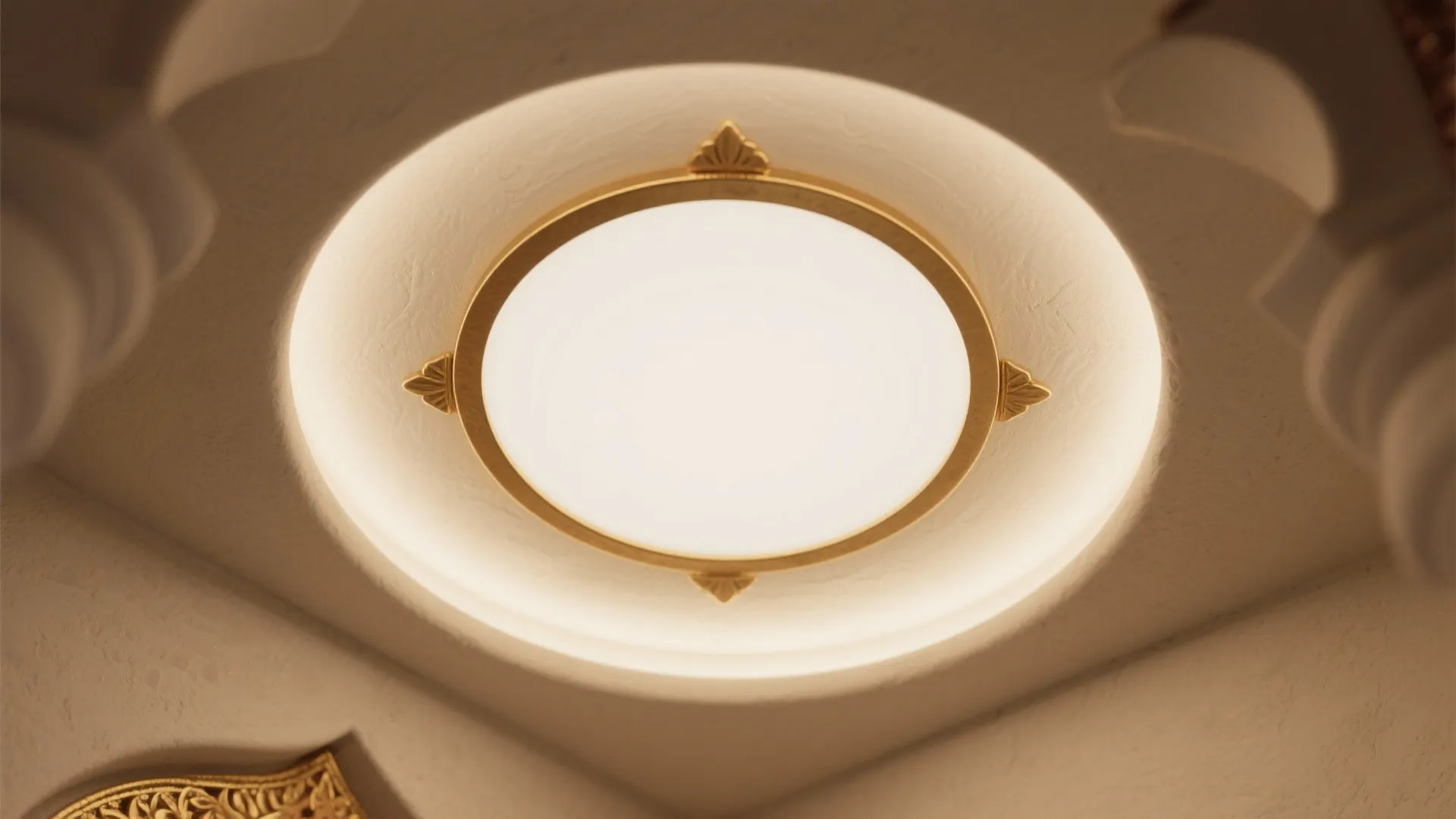 Floating Mandala Ring with Concealed LEDs