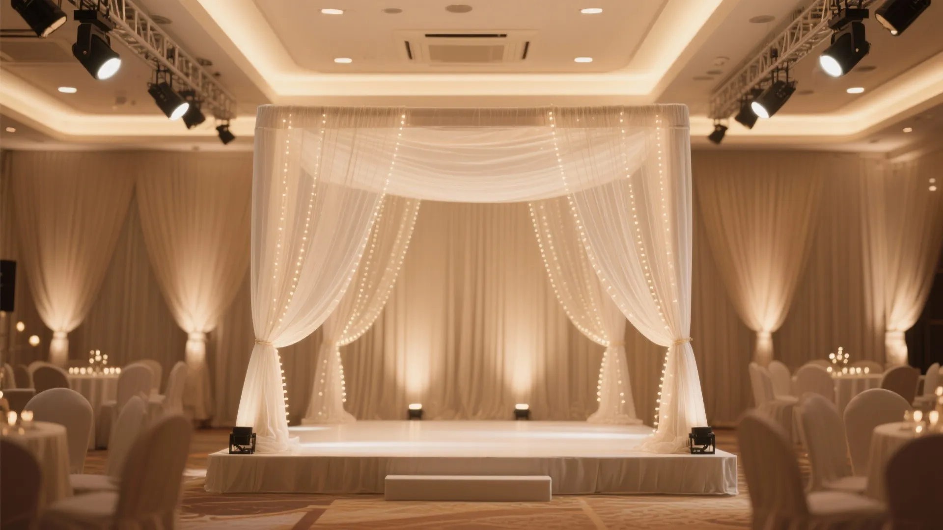 Central Statement Canopy over the Mandap