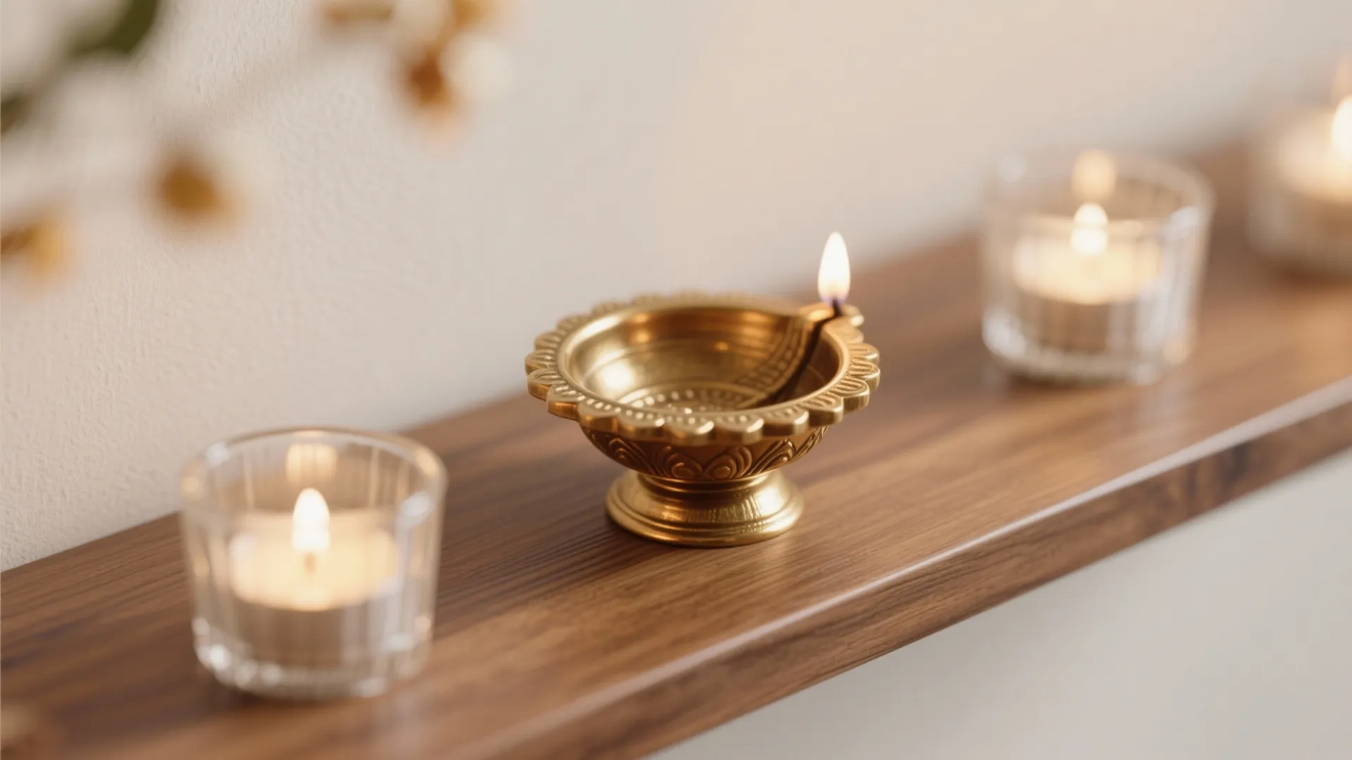 Minimal Floating Shelf Shrine