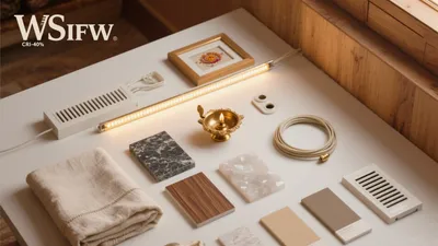 Warm Materials & Ambient Lighting Design Inspiration