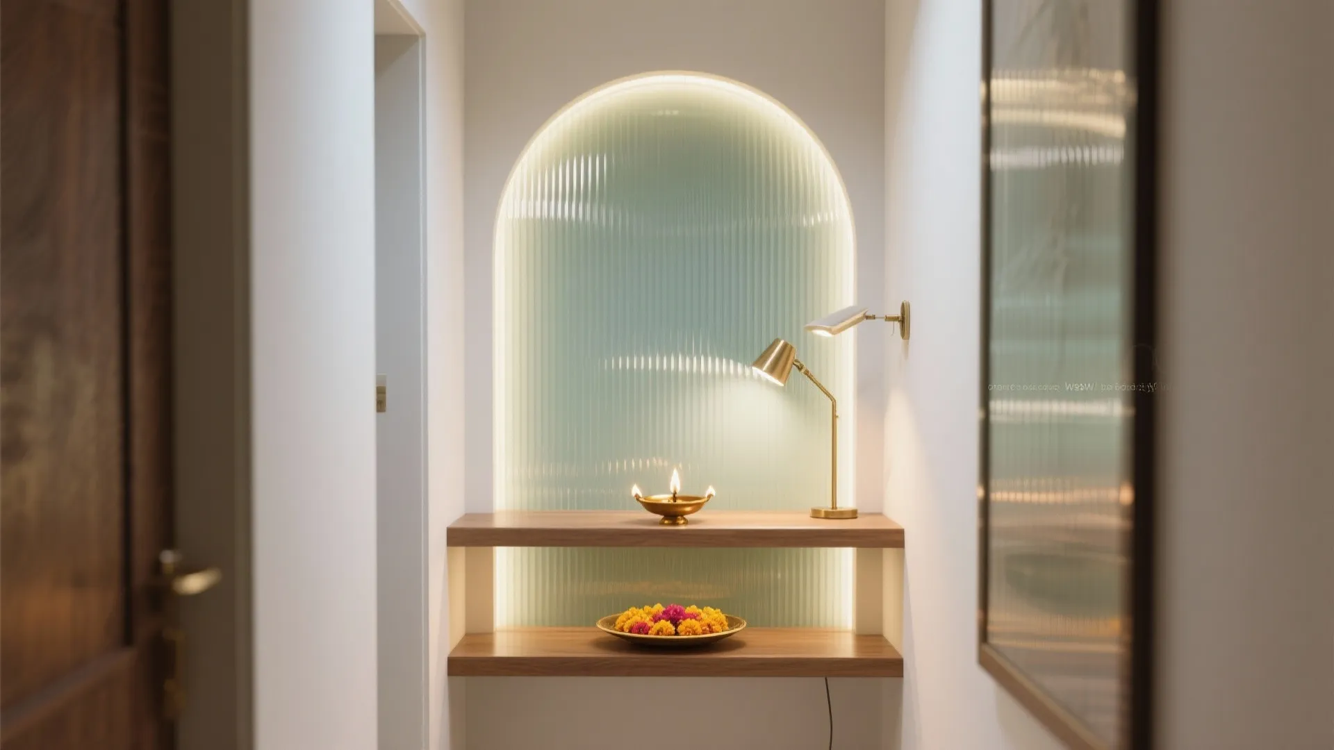 Glass Backdrop for Light and Easy Cleaning