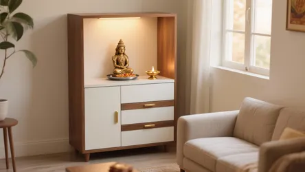 5 Small Pooja Cabinet Designs That Maximize Space