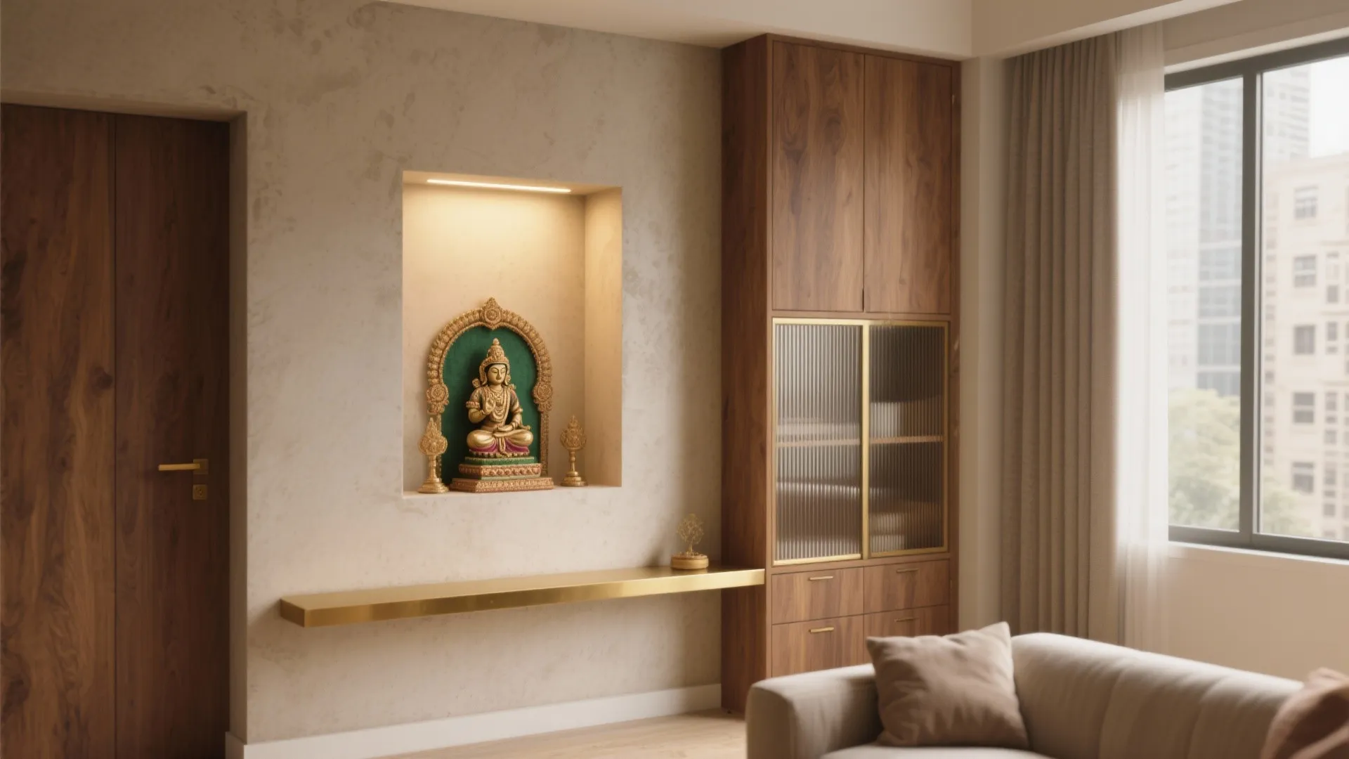 5 Wall Mandir Design Ideas for Small Homes: A senior interior designer’s practical guide to serene, space-smart wall mandirs—complete with lighting specs, material tips, real costs, and Vastu-friendly ideas