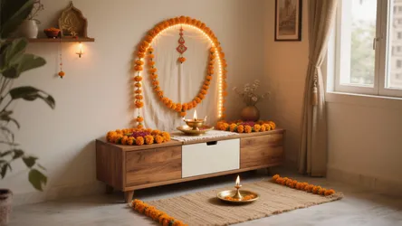 5 Simple Pooja Decoration Ideas at Home