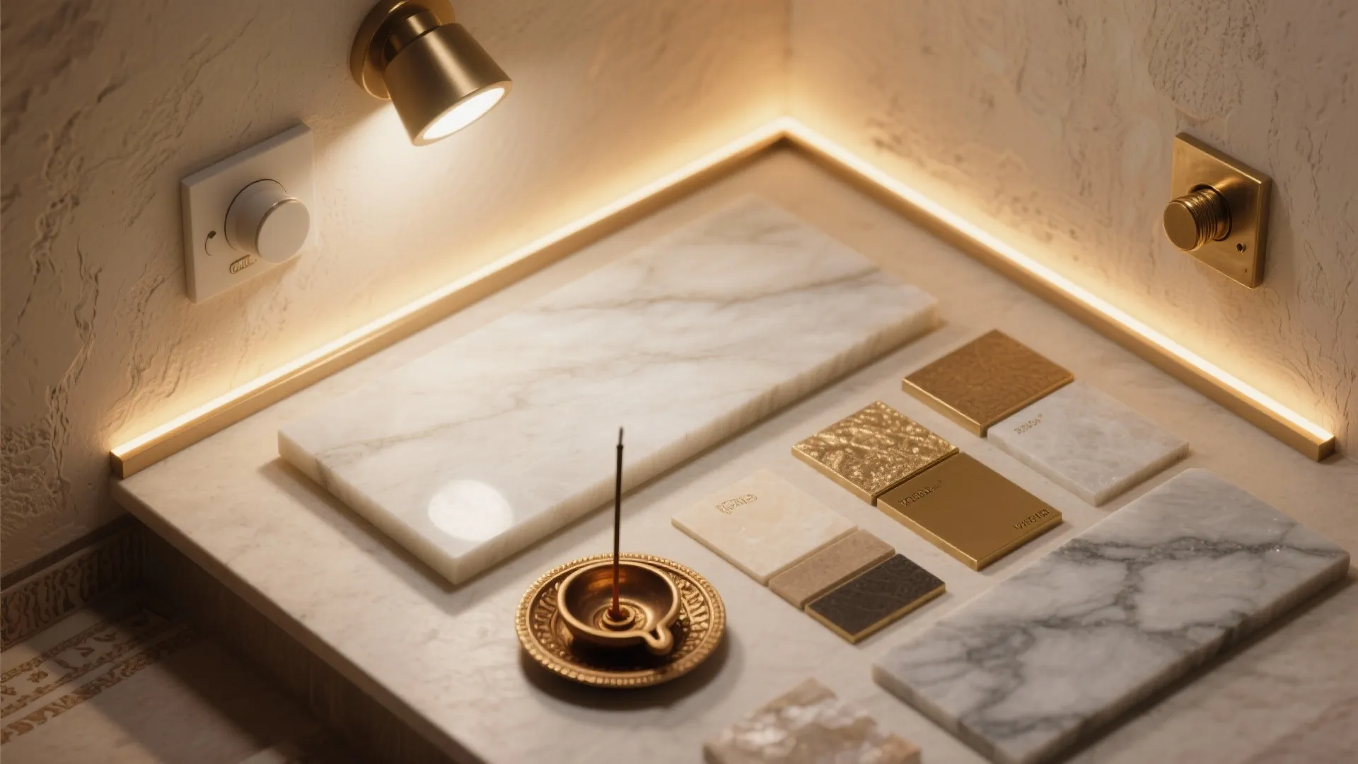 Light and Material Layering for a Sacred Glow