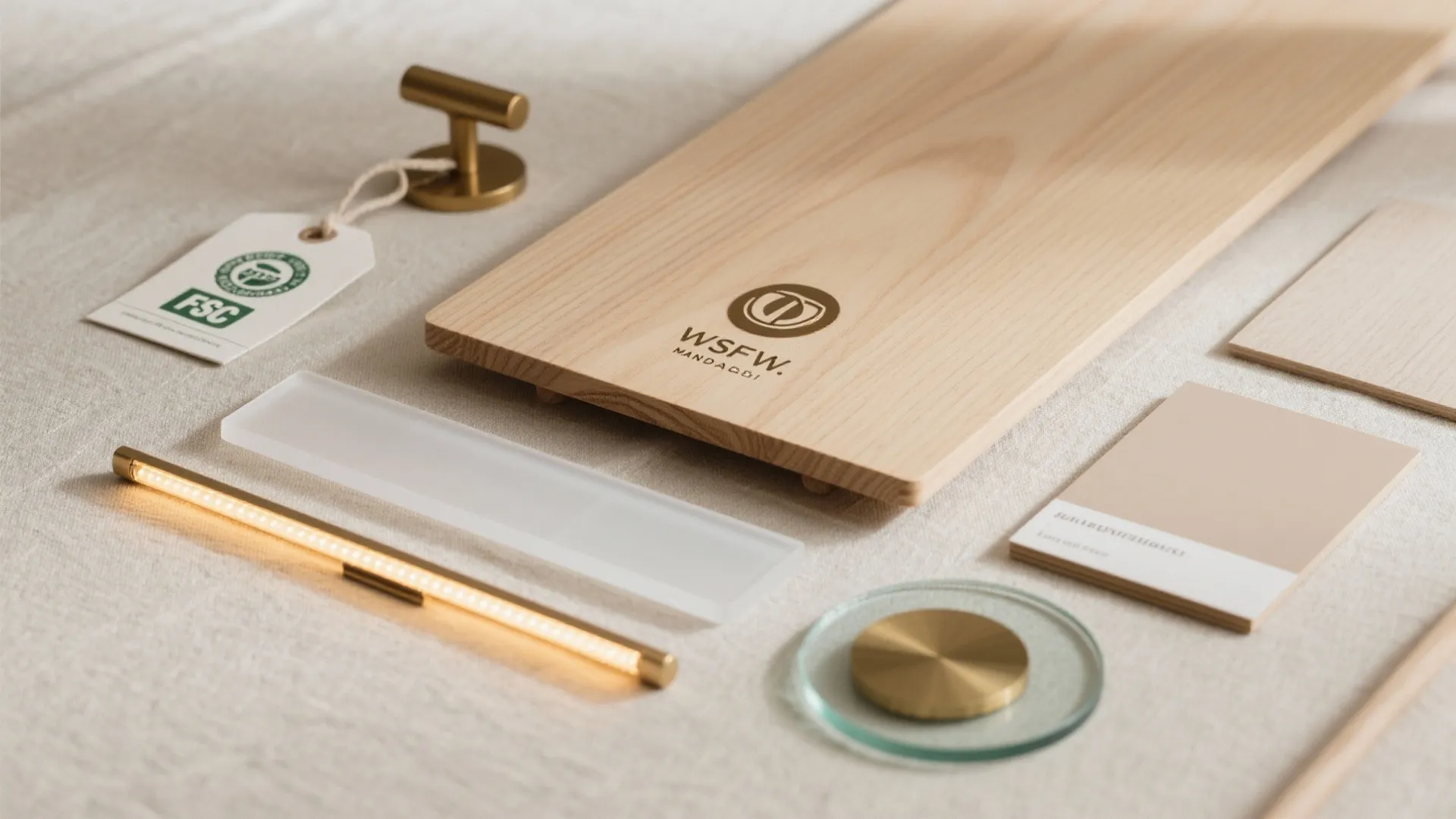 Minimal Open-Shelf Mandir in Oak or Ash