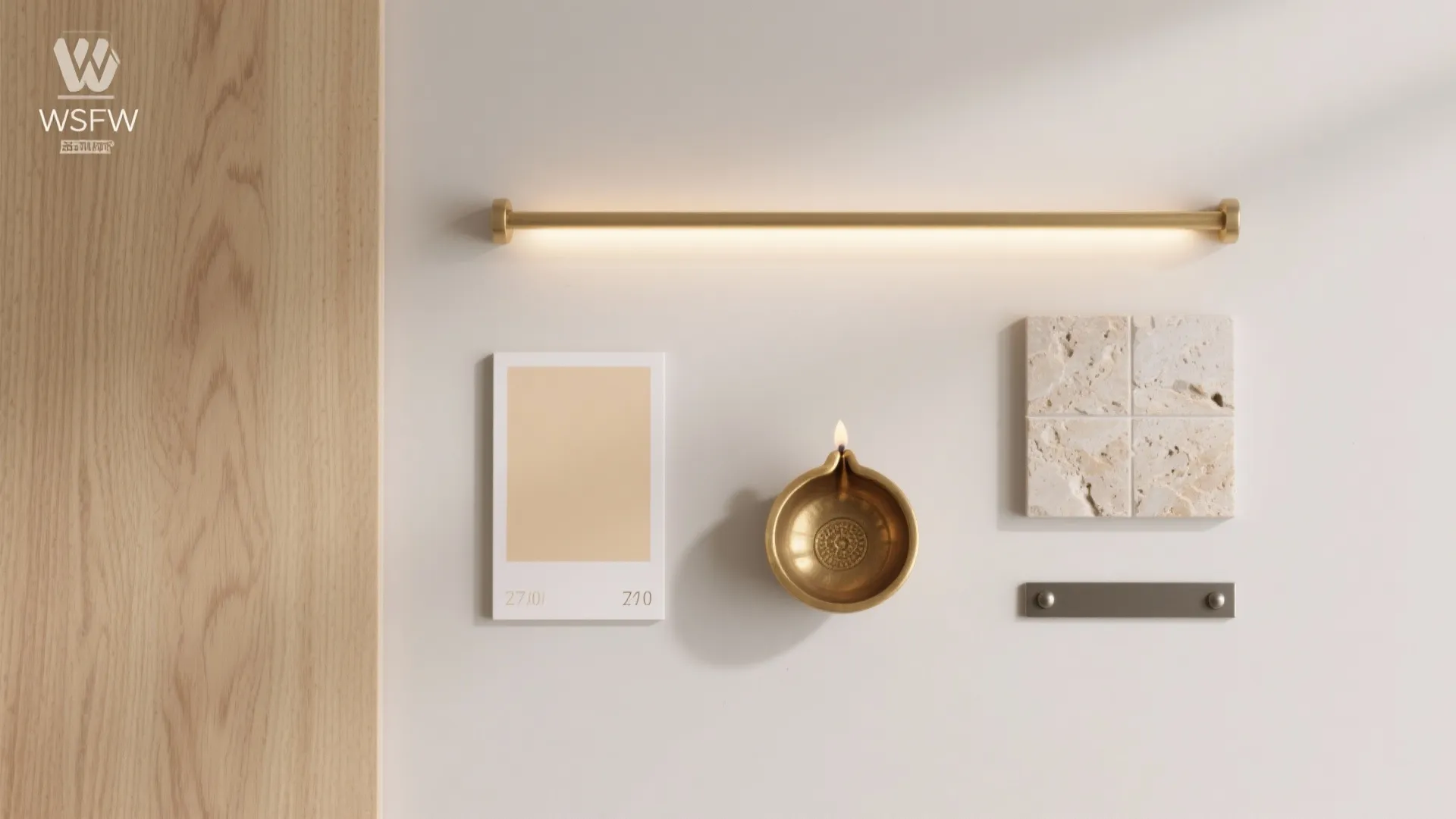 Minimalist Wall-Mounted Mandir