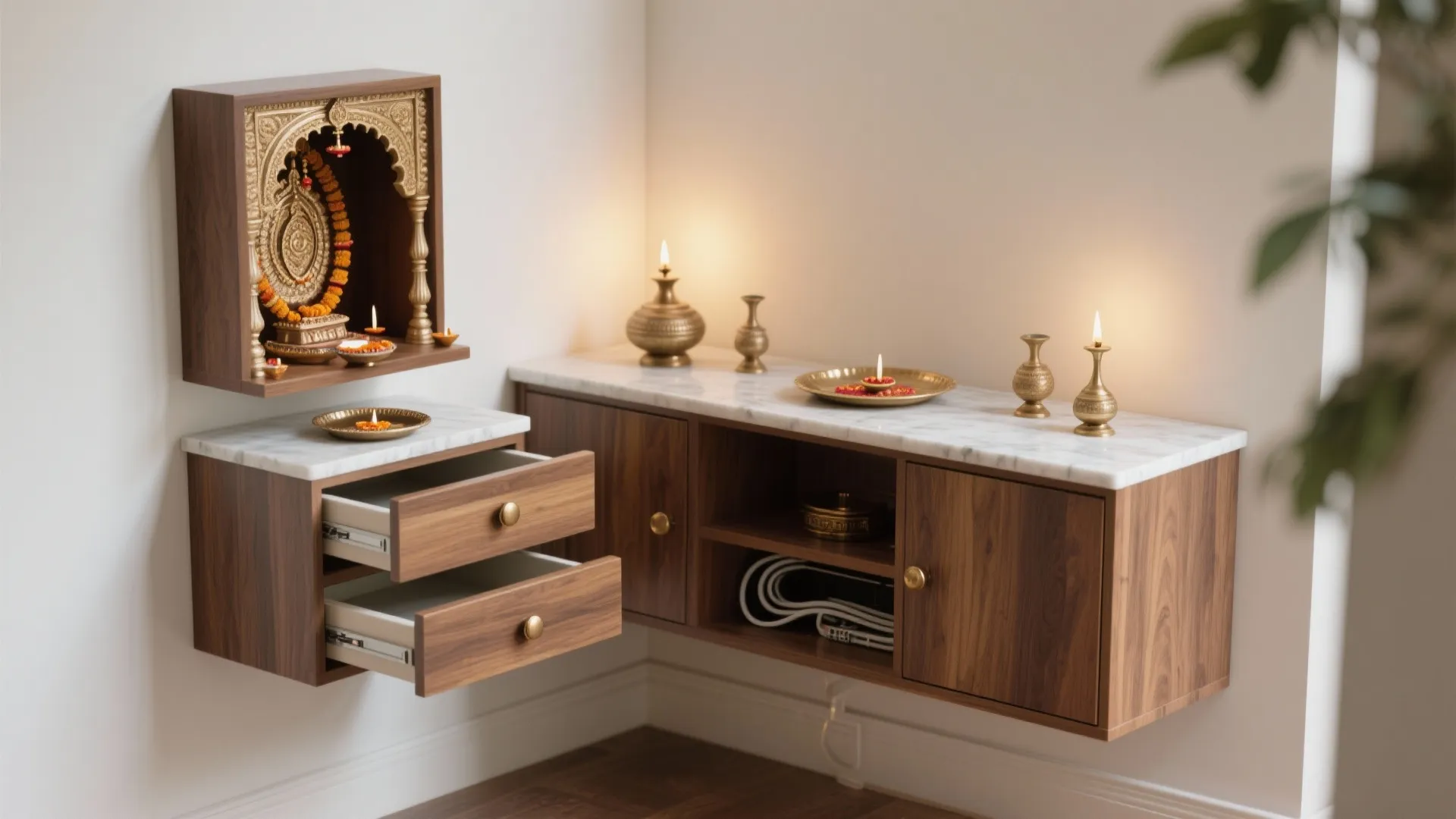 Smart Storage and Symmetry: Drawers, Trays, and Cable-Hiding