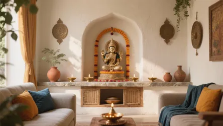 5 Wall Colour Ideas for Mandir Room