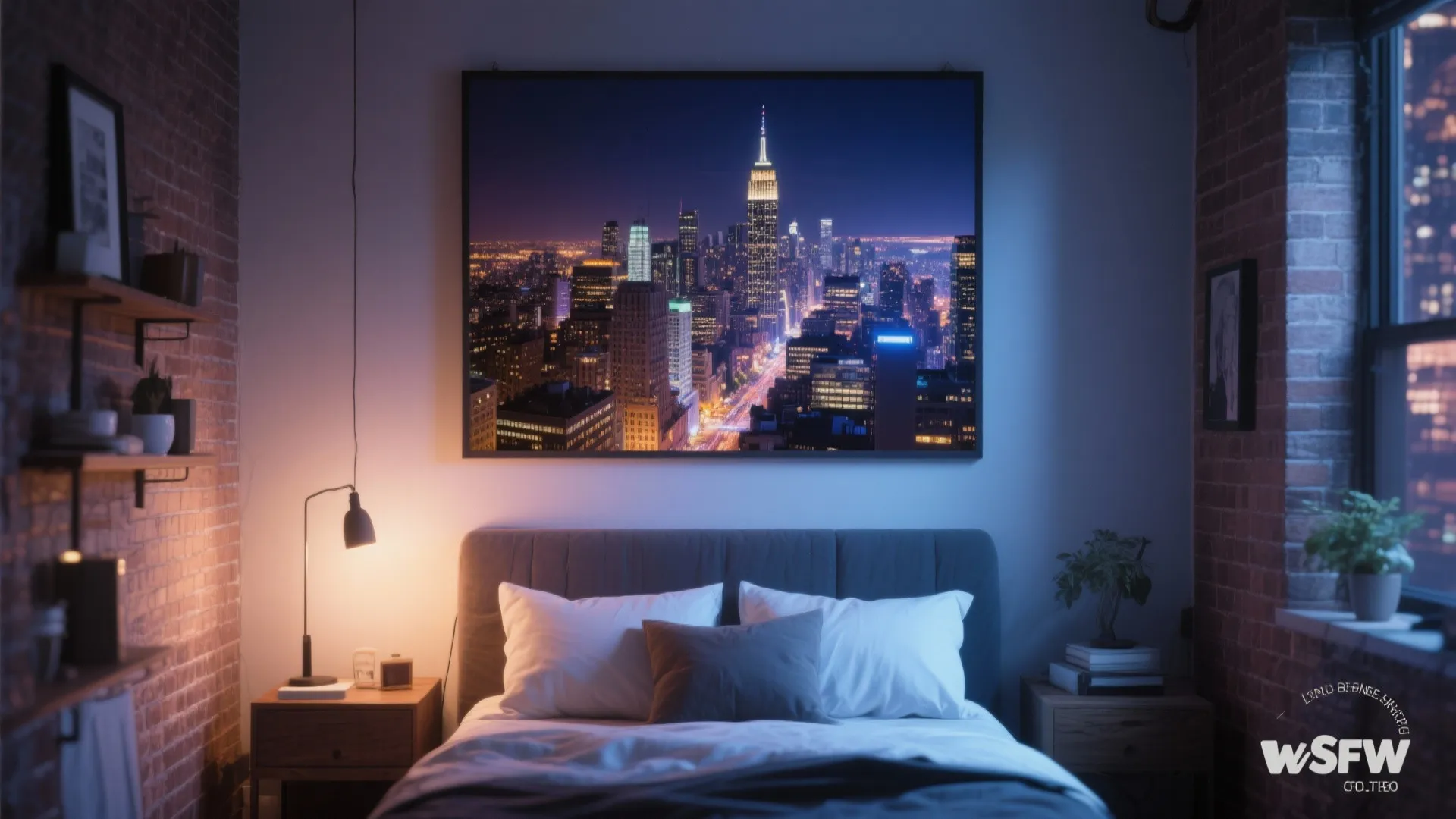 2. Skyline Wall Art