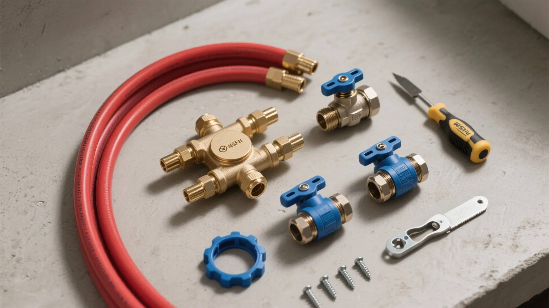 Manifold (home-run) PEX supply for balanced pressure