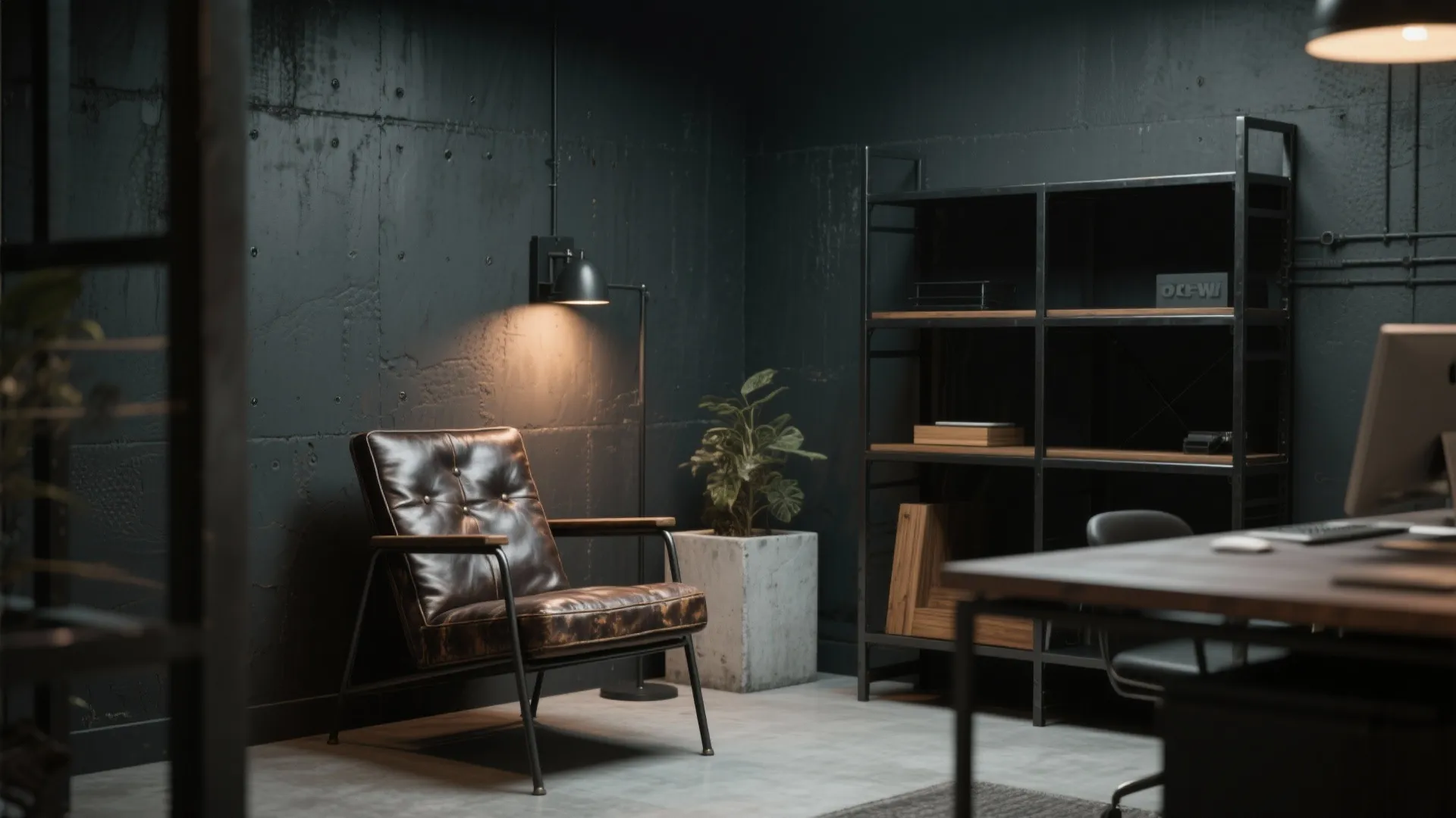 Industrial Leather and Metal Palette