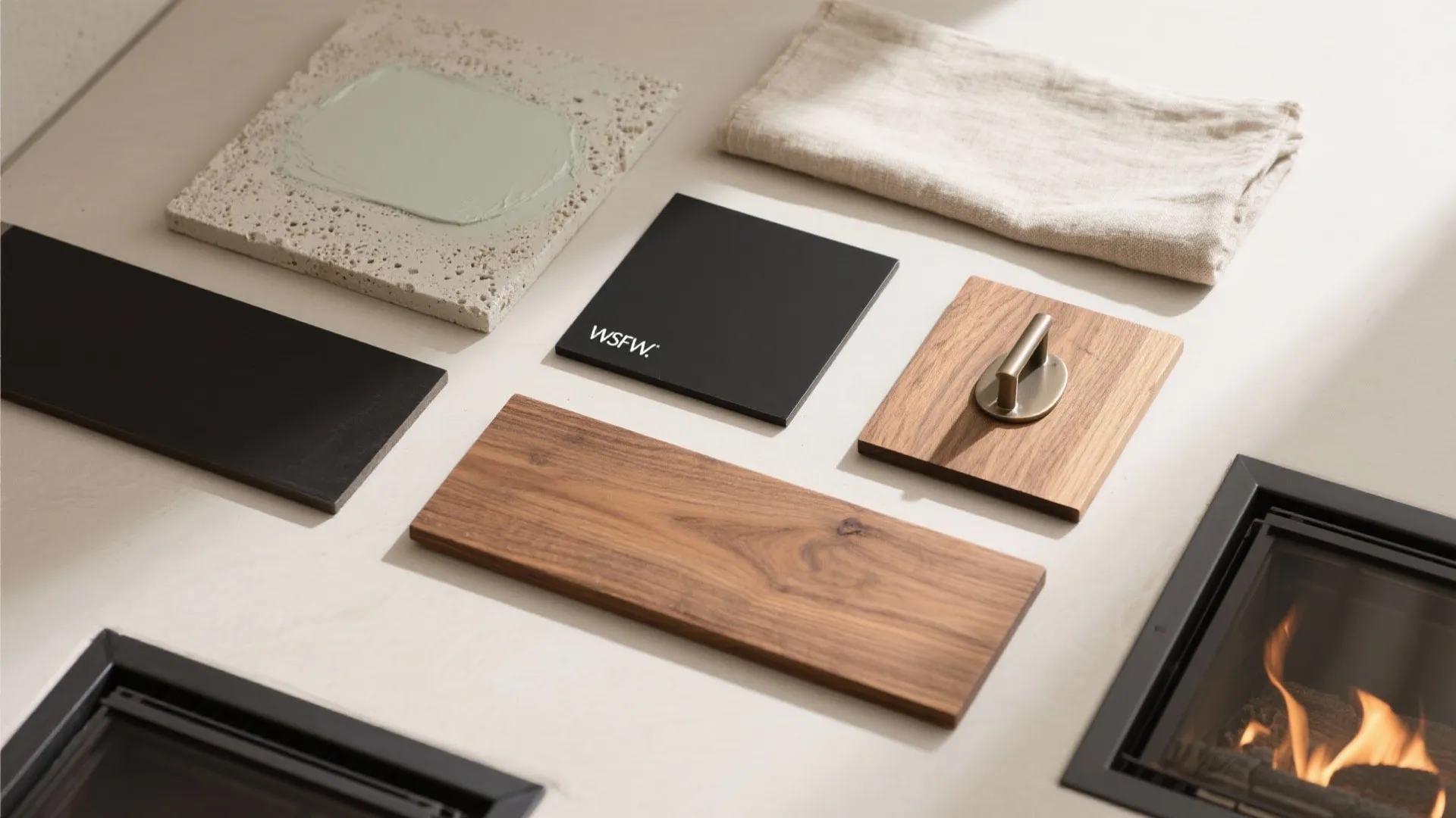 Build in smart storage around the mantel (and hide the media)