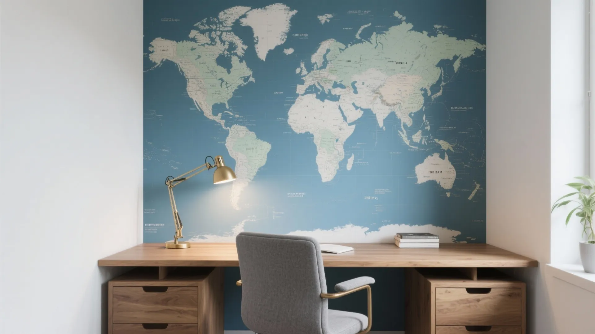 World Map Wallpaper for Room: Transform Your Space Instantly: 1 Minute to Refresh Your Room with World Map Wallpaper
