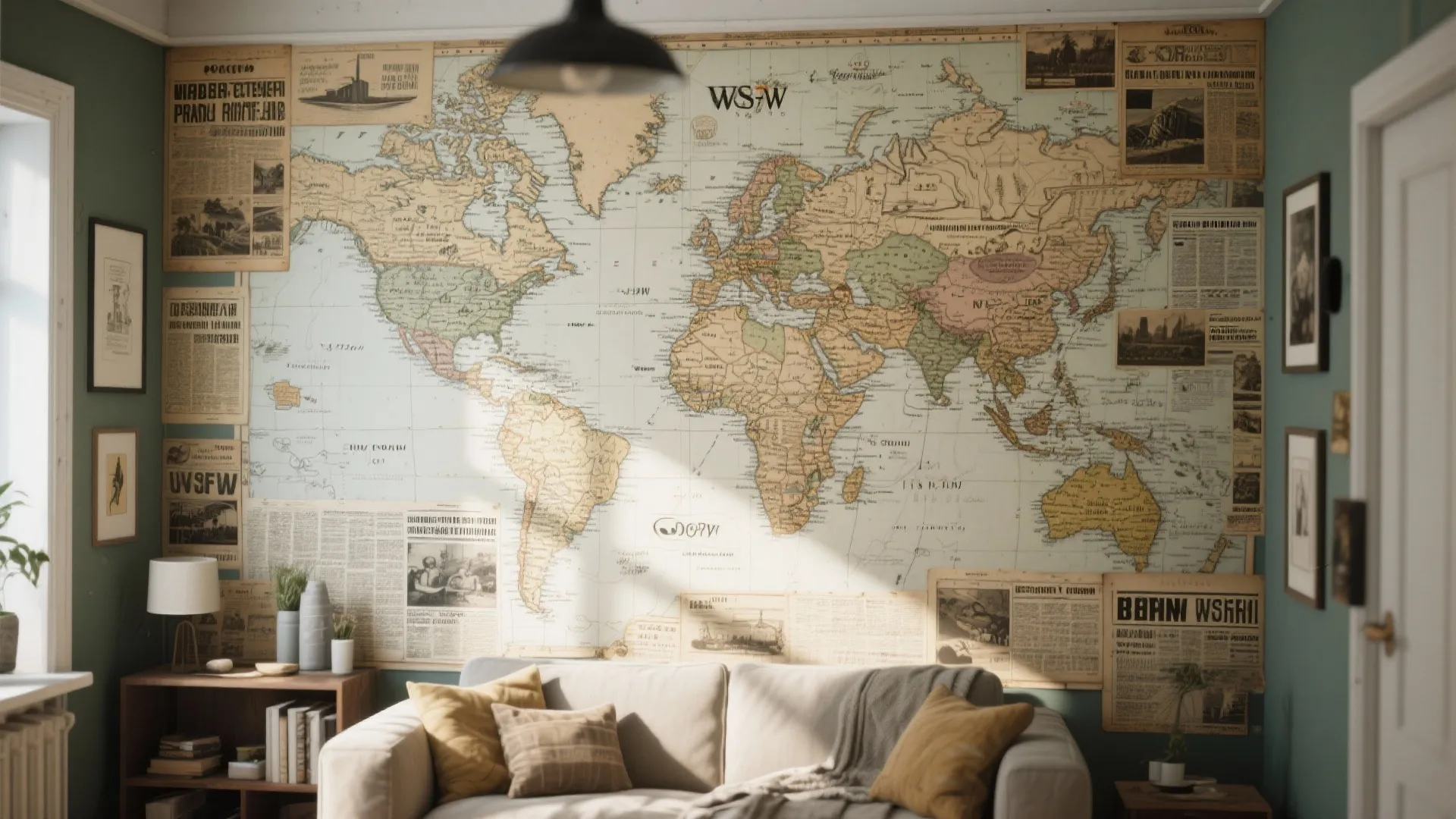 Idea 7: Map and Travel Theme