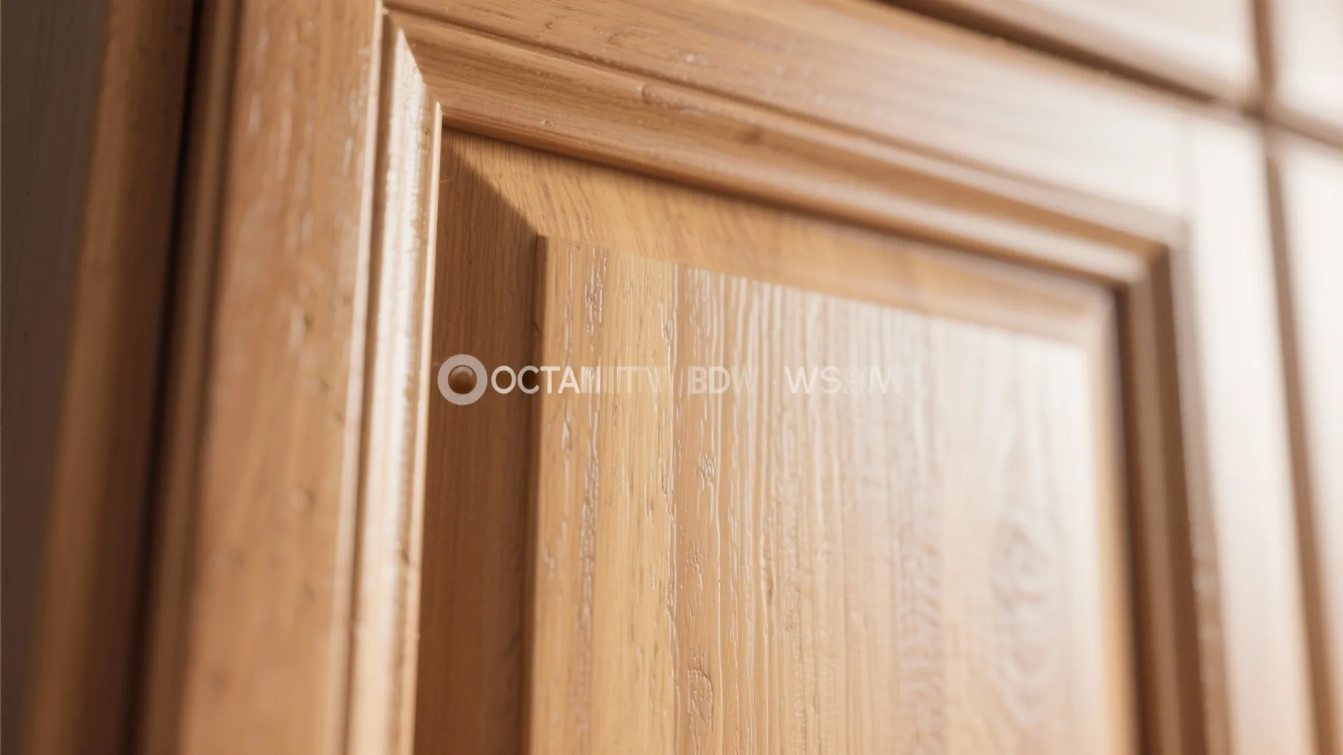 2. Keep grain visible with clear finishes