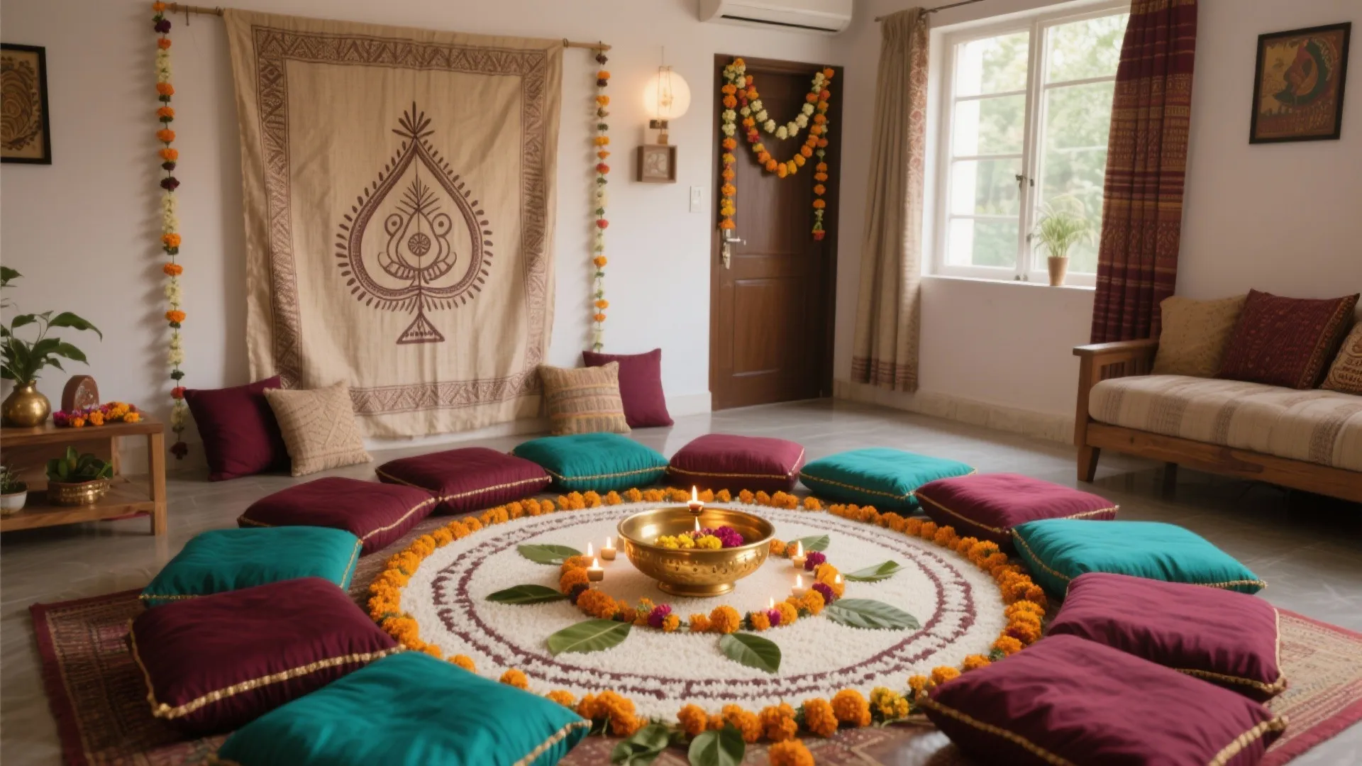 5 Marathi Baby Shower Decoration Ideas: Small-space, culture-rich styling for a heartfelt godh bharai