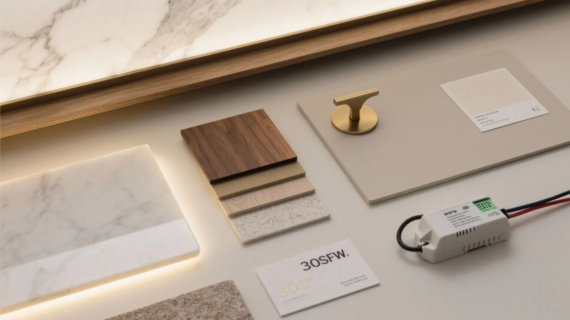 Backlit Marble Panels as Accent Walls