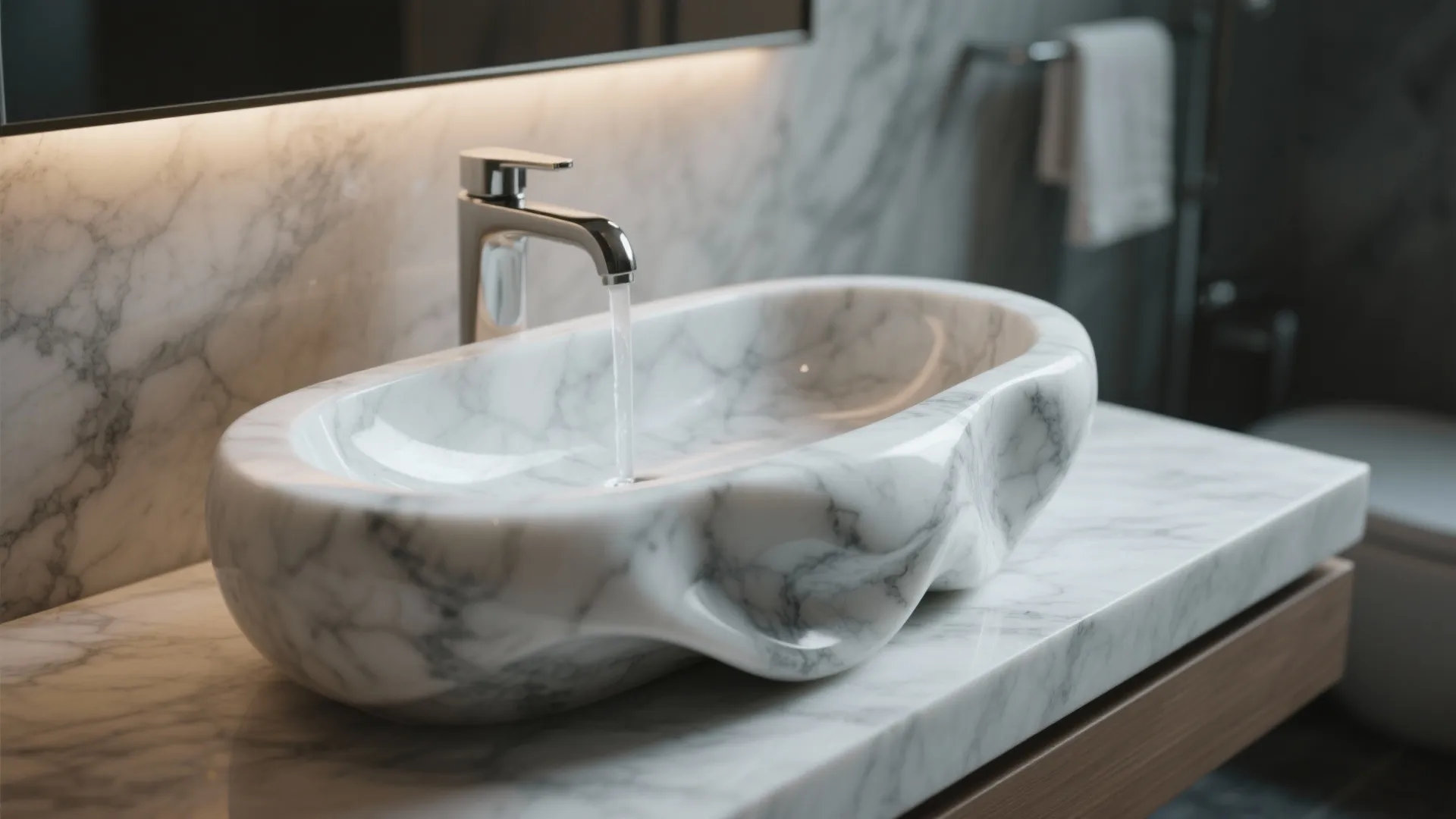 5. Statement Marble Basin