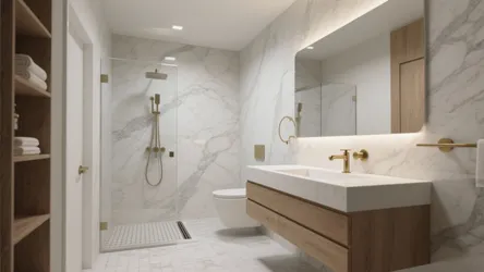 Bathroom Marble Tiles Design: 5 Smart Ideas